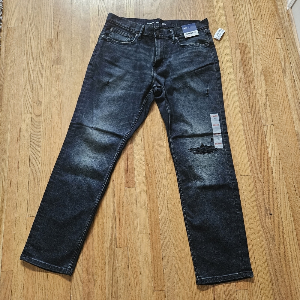 NWT Old Navy Jeans Slim Built-In Flex Dark Wash 33x30